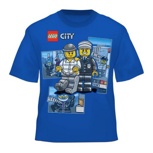 Chemise à manches courtes Lego City pour garçon