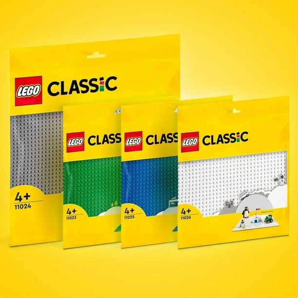 Lot de 2 pièces compatibles avec la grande plaque de construction Lego Duplo,  jouets créatifs préscolaires, vert 