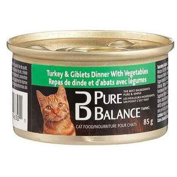 Pure Balance Nourriture humide pour chats de saumon et légumes