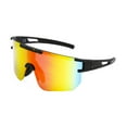 thumbnail image 1 of Athletic Works Black with Red Shield Sunglasses, 1 of 3