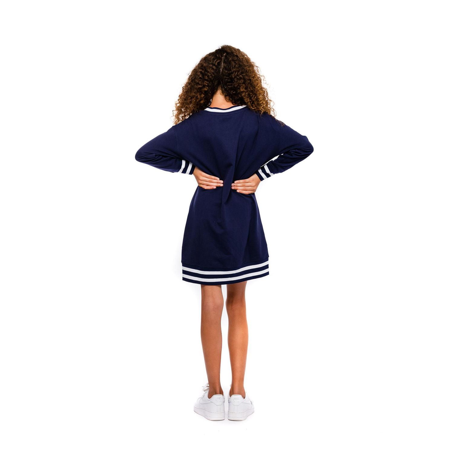 Girls Justice Crest Long Sleeve Dress