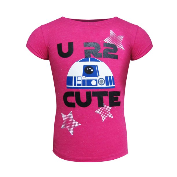 T-shirt à manches courtes Star Wars pour filles