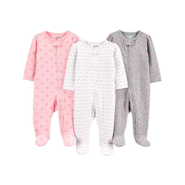Chicco Grenouillère Bébé 100% Coton Bio - Ouverture Arrière Boutons, Lavable Machine, Motif Vache Fruits, 0-24 Mois