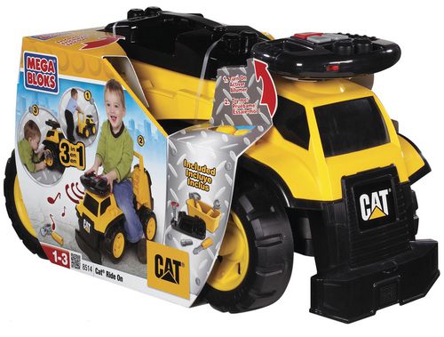 Mega bloks 3 in 1 ride on dump truck on sale