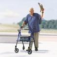 thumbnail image 3 of Ambulateur avec siège, Hugo® Fit 6, Bleu pacifique, 3 of 3