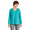 thumbnail image 1 of George Women's V-Neckline Long Sleeve Tee, 1 of 6
