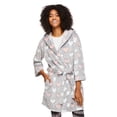 thumbnail image 1 of No Boundaries Women's Hooded Robe, 1 of 6