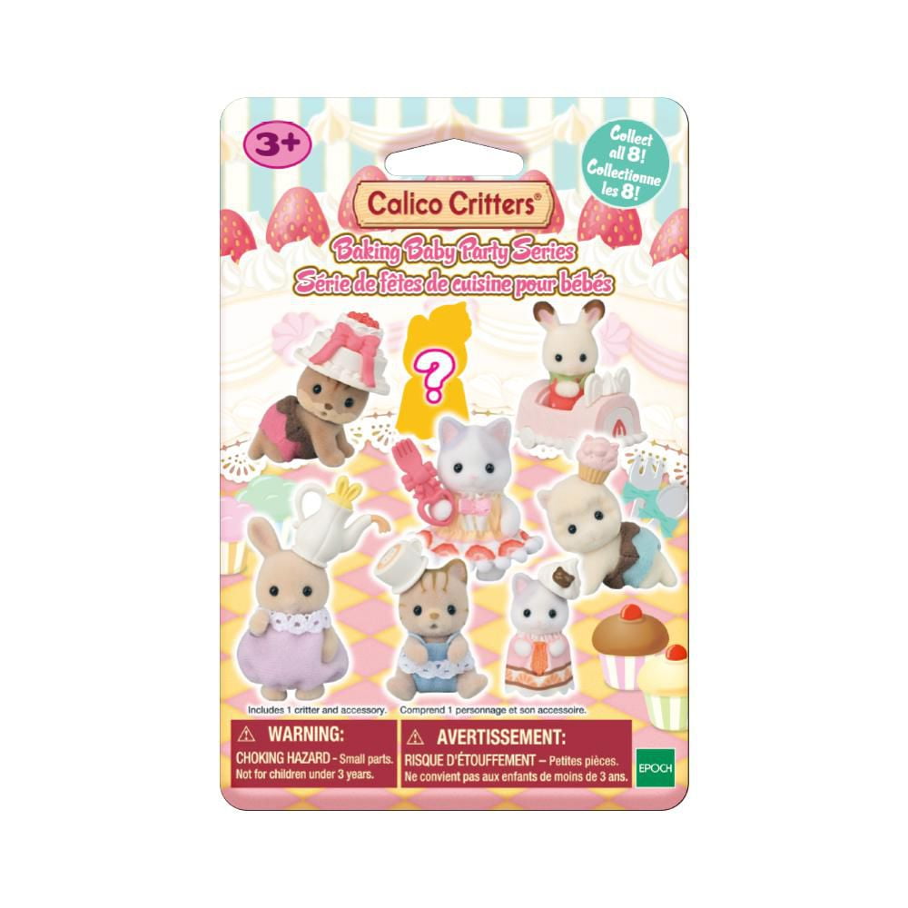 Calico Critters Baby Cake Party Series Blind Bags Surprise Set including Doll Figure and Accessory Walmart