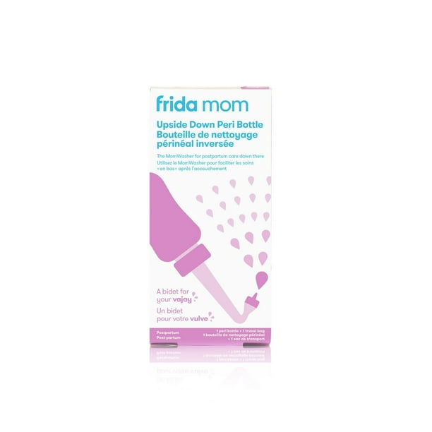 Frida Mom - Upside Down Peri Bottle - Postpartum Recovery - The Original  Fridababy MomWasher for Perineal Recovery and Cleansing After Birth -  Hospital Bag Essential, Newborn Baby, 1 Peri Bottle 