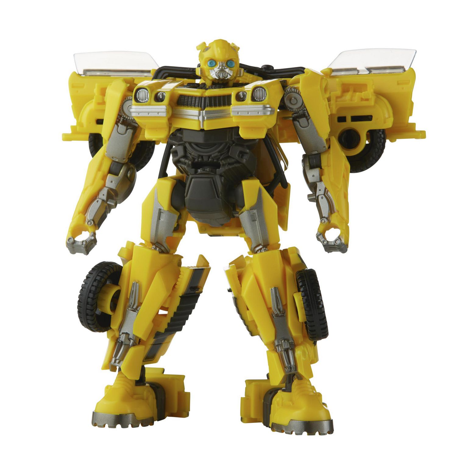 Transformers Toys Studio Series Deluxe Class 100 Bumblebee Toy 4.5 inch Action Figure For Boys And Girls Ages 8 and Up