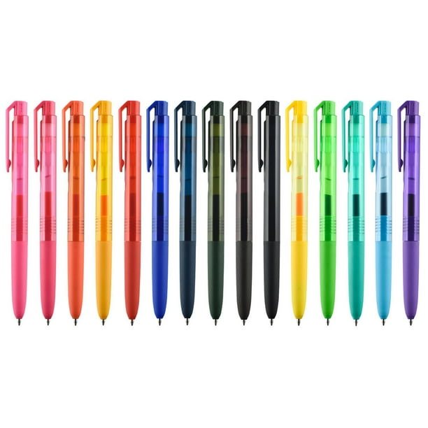 Uniball Signo Spectrum Retractable Gel Pen, 5 Assorted Pens, 0.7mm Medium  Point Gel Pens| Office Supplies, Ink Pens, Colored Pens, Fine Point, Smooth