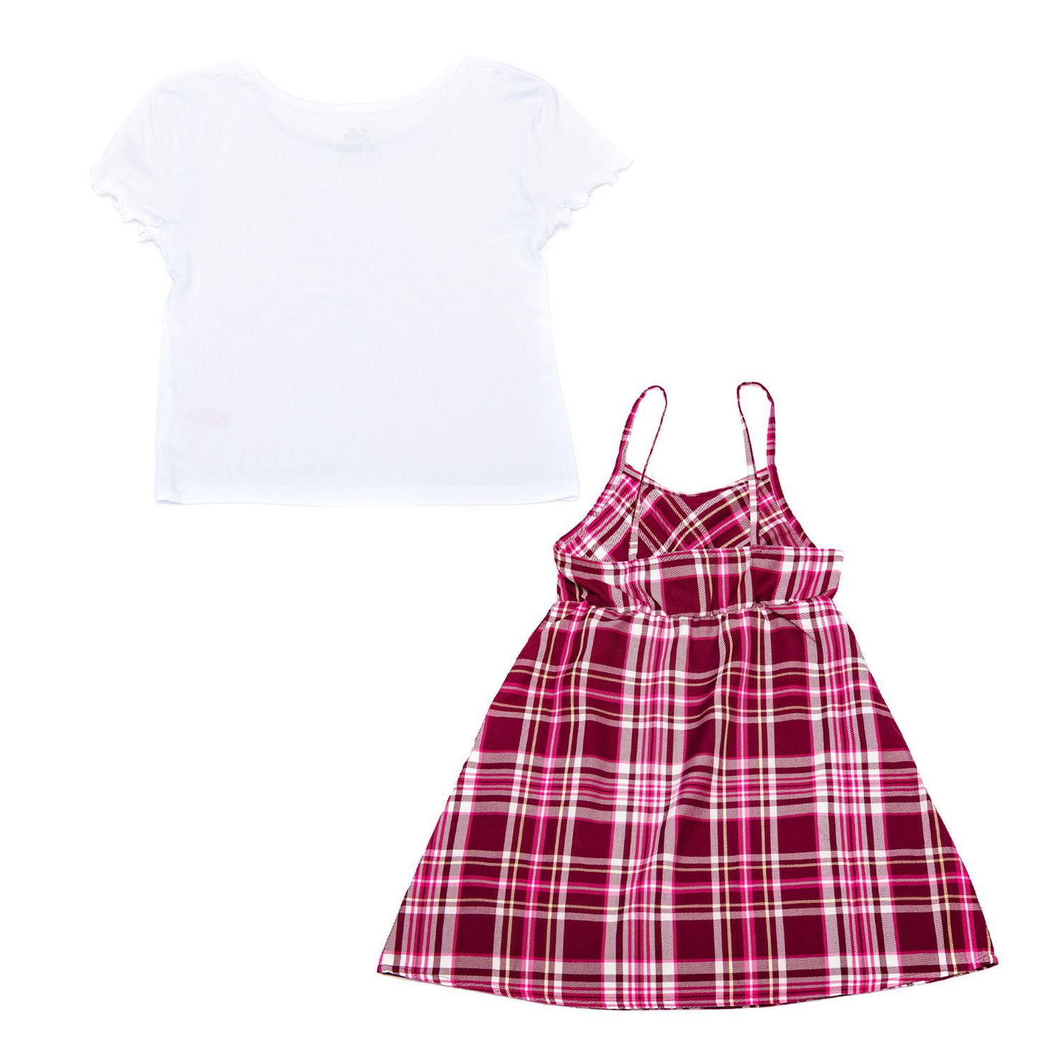Girls Justice 2 Piece Simply Plaid Dress
