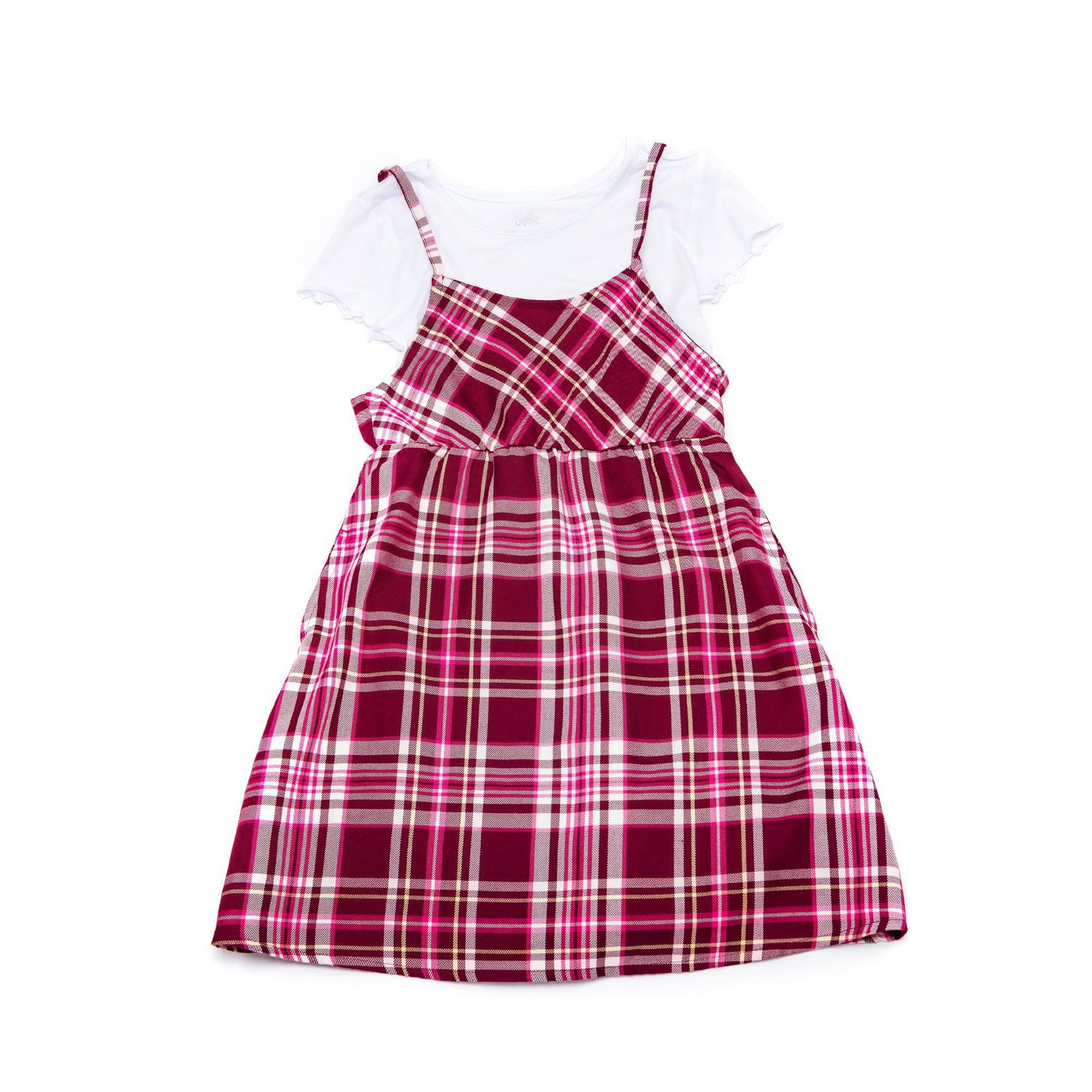 Girls Justice 2 Piece Simply Plaid Dress
