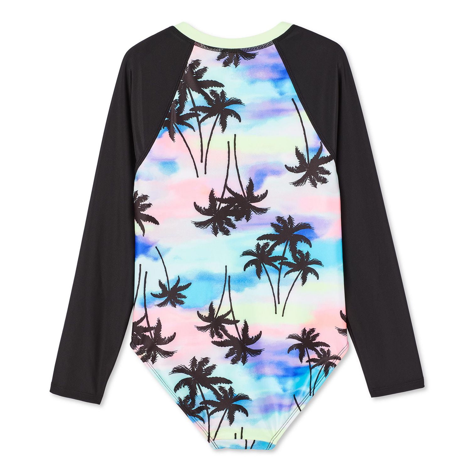 Justice Girls' Long Sleeve Rash Guard 1-Piece