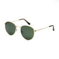thumbnail image 1 of George Mens Gold Round Sunglasses, 1 of 5