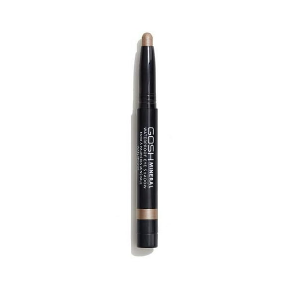 GOSH - Mineral Waterproof Eye Shadow - 002 Golden Brown, Waterproof/PERFUME FREE
