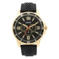 thumbnail image 1 of Izod Easy Read Analog black Rubber Strap Watch, 1 of 3