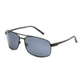 thumbnail image 1 of George Mens Black Polarized Aviator Sunglasses, 1 of 3