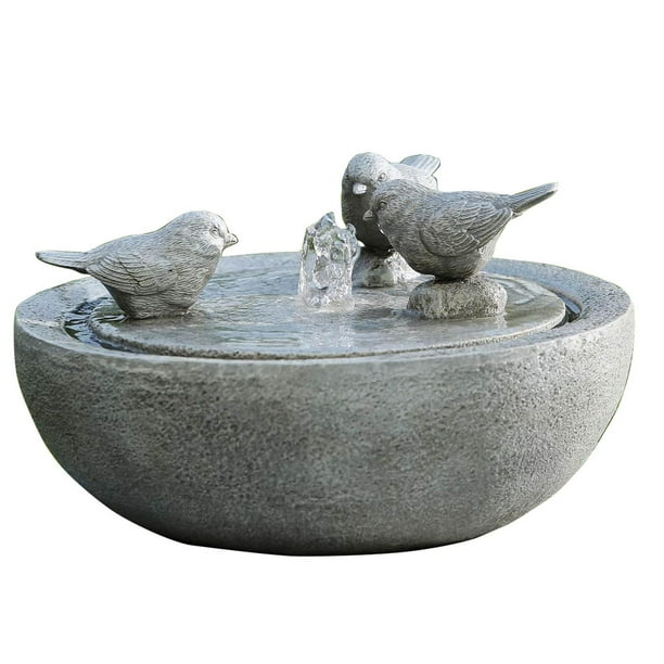 Fontaine d’eau d’oiseaux hometrends pour décoration