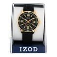 thumbnail image 3 of Izod Easy Read Analog black Rubber Strap Watch, 3 of 3