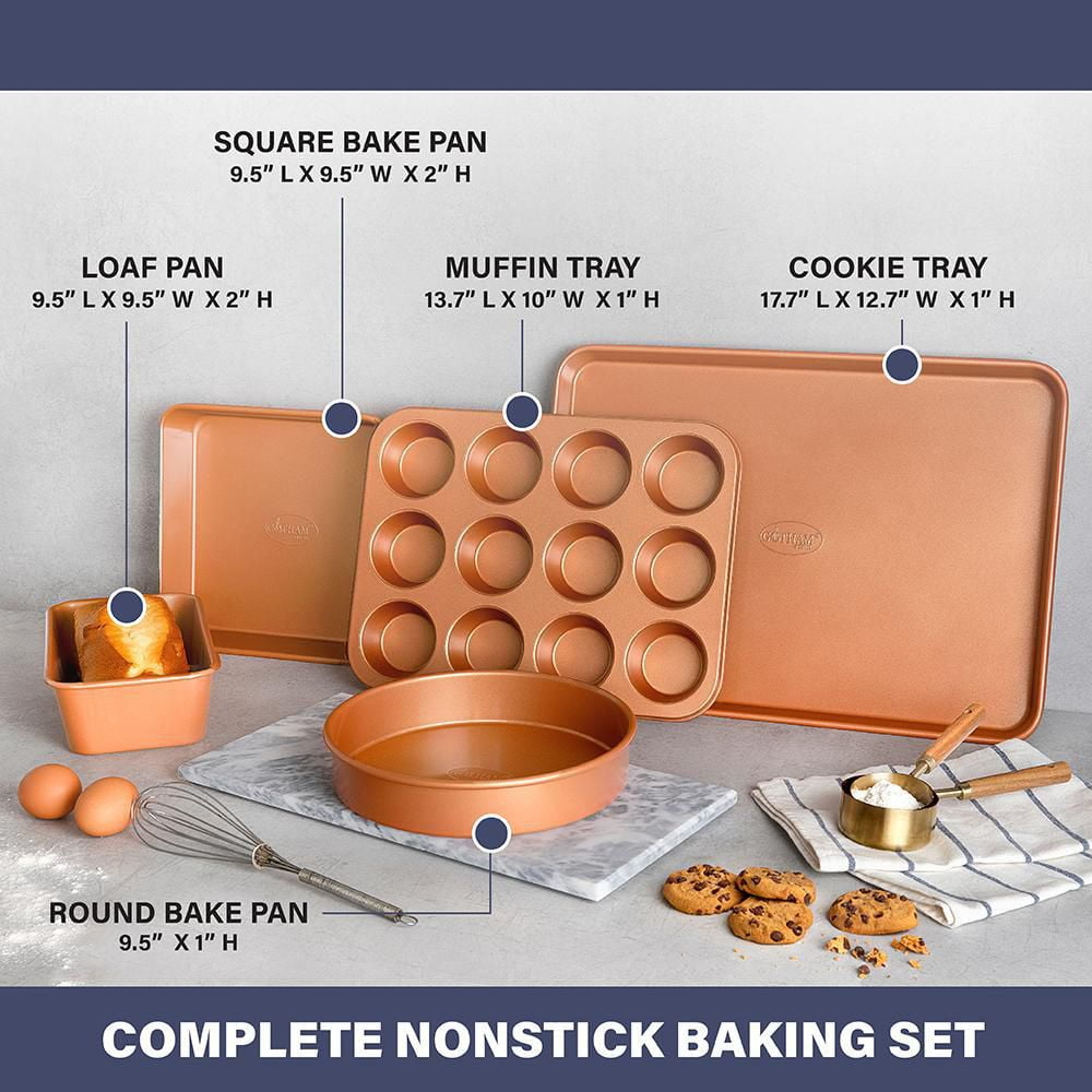 Copper baking outlet set