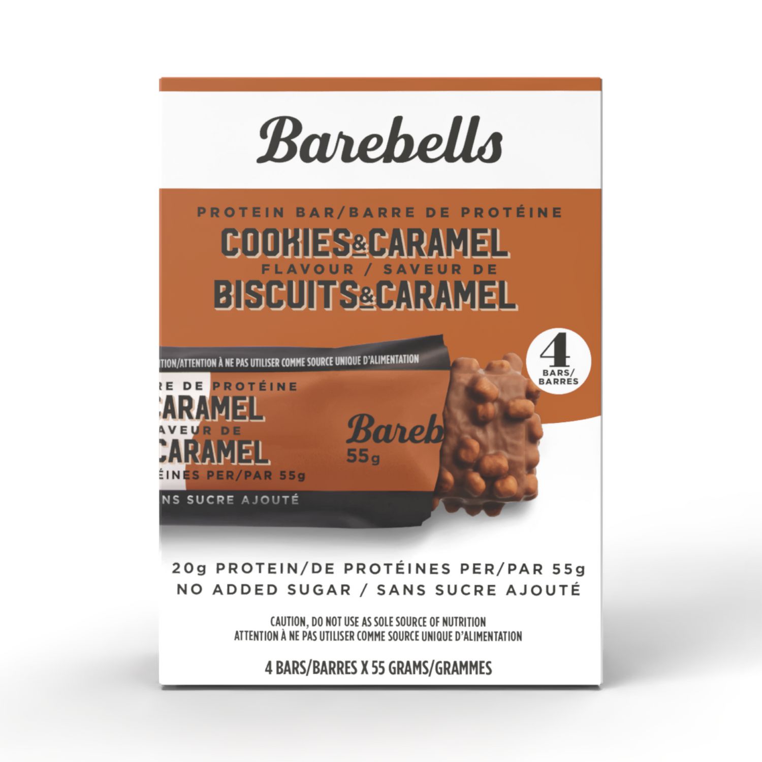 Barebells Cookies & Caramel 4 Pack - 4 X 55g Count
