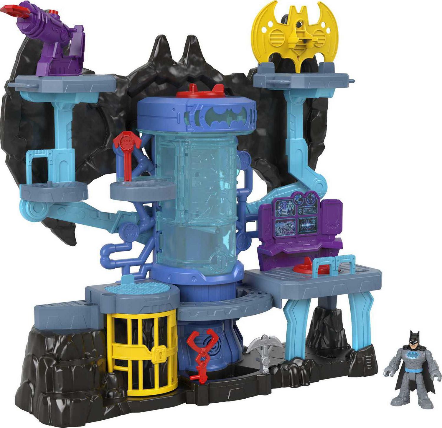Imaginext DC Super Friends Batman Figure and Bat-Tech Batcave