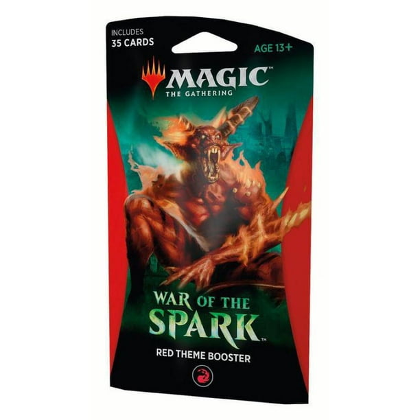 Magic: la guerre de rassemblement de l’étincelle thème Booster 2 Pack Bundle-rouge