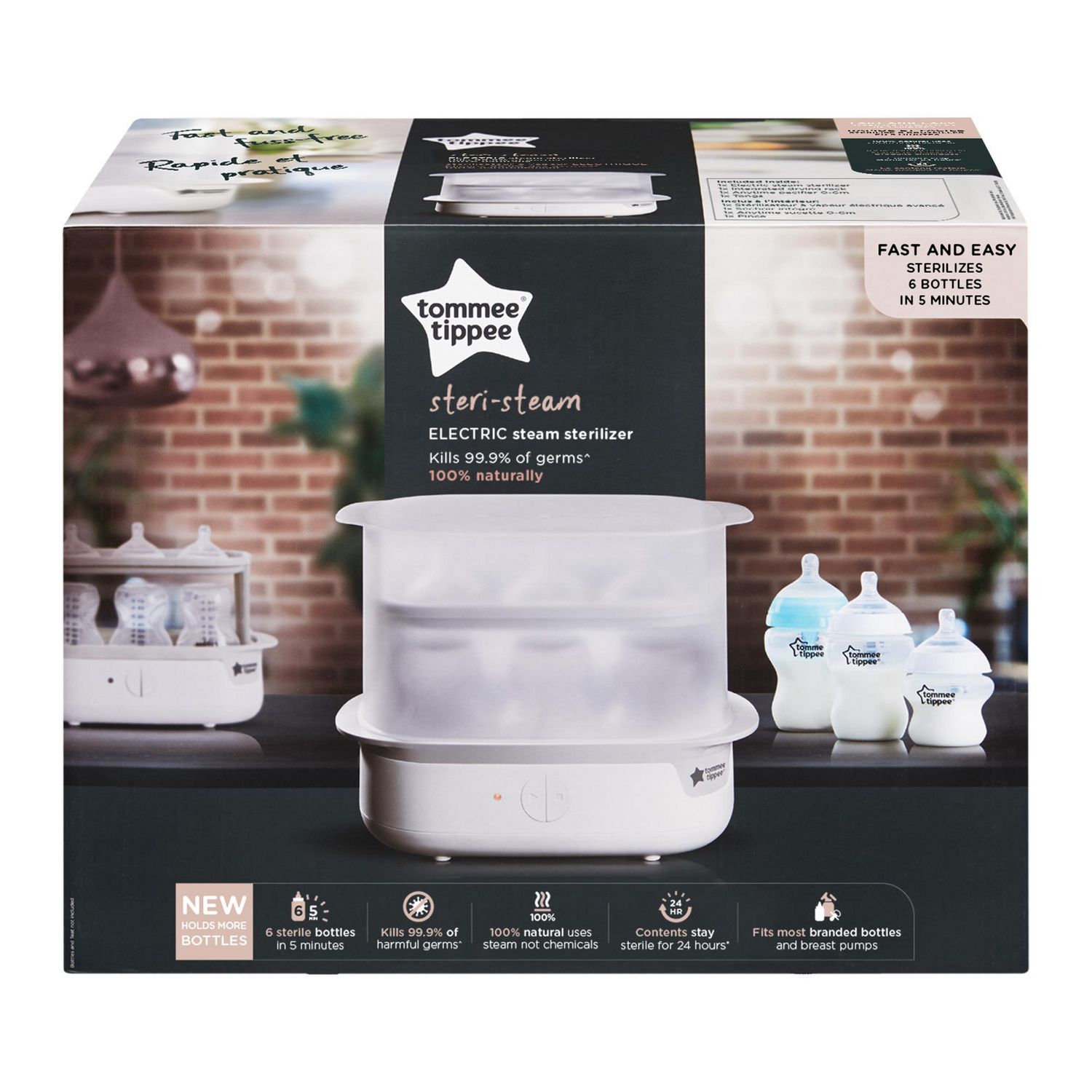 Tommee tippee electric hot sale steam steriliser review