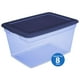 Sterilite Boîte de Rangement 57L- Bleu - 8PK – image 2 sur 2