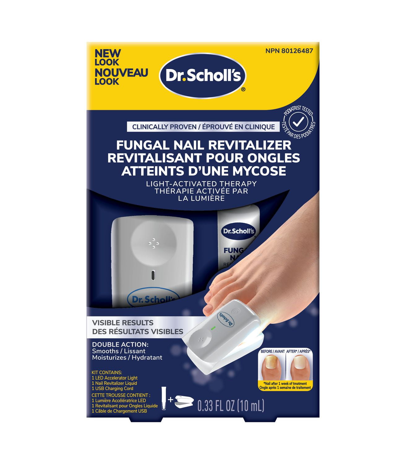 Dr. Scholl's Fungal Nail Revitalizer Kit with Light-Activated Therapy, 1 kit