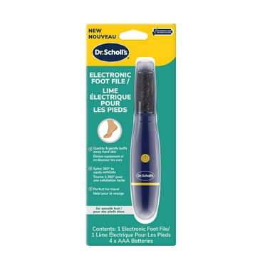 Râpe électrique anti-callosités Dr. Scholl's, pour des pieds doux, 1 lime les pieds