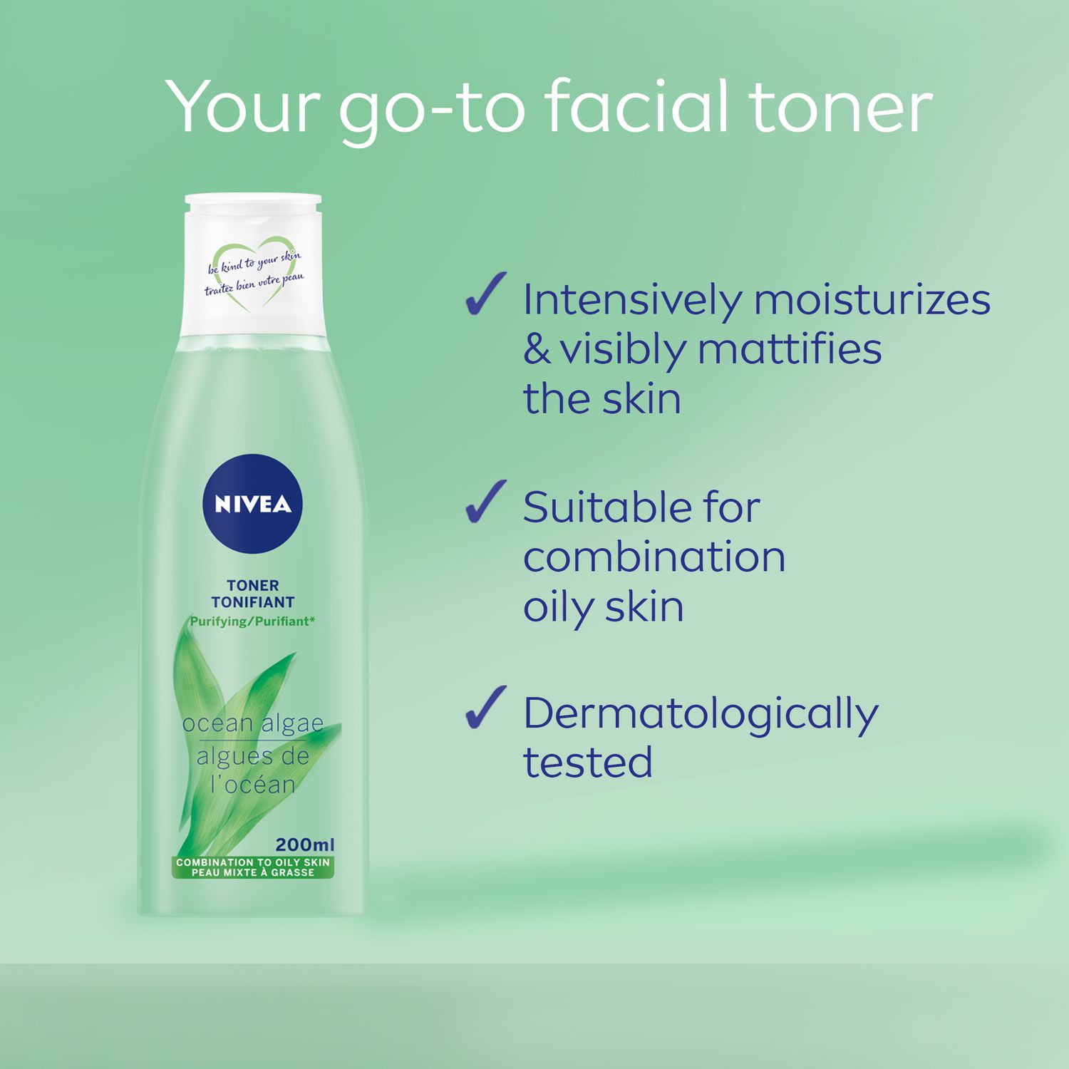 NIVEA Purifying Toner for Combination & Oily Skin, 200 mL