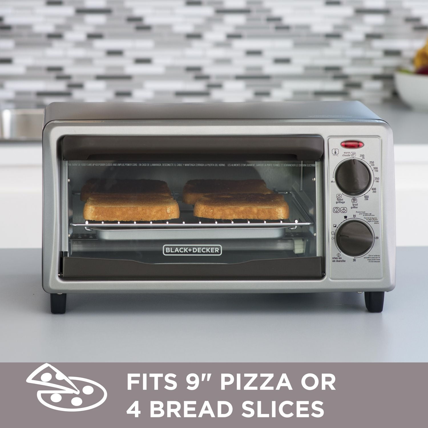 Black & decker toaster oven walmart best sale