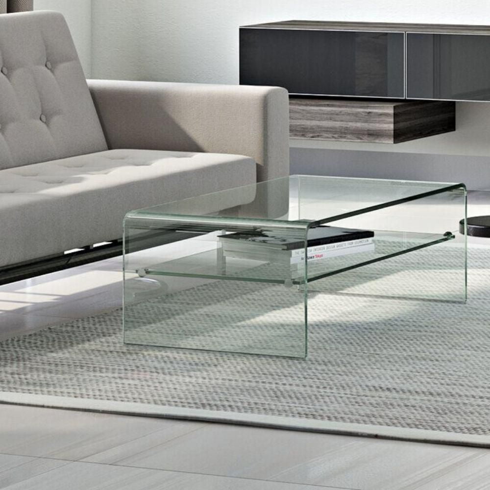 Waterfall Glass Coffee Table 14x 43x22 Walmart Canada