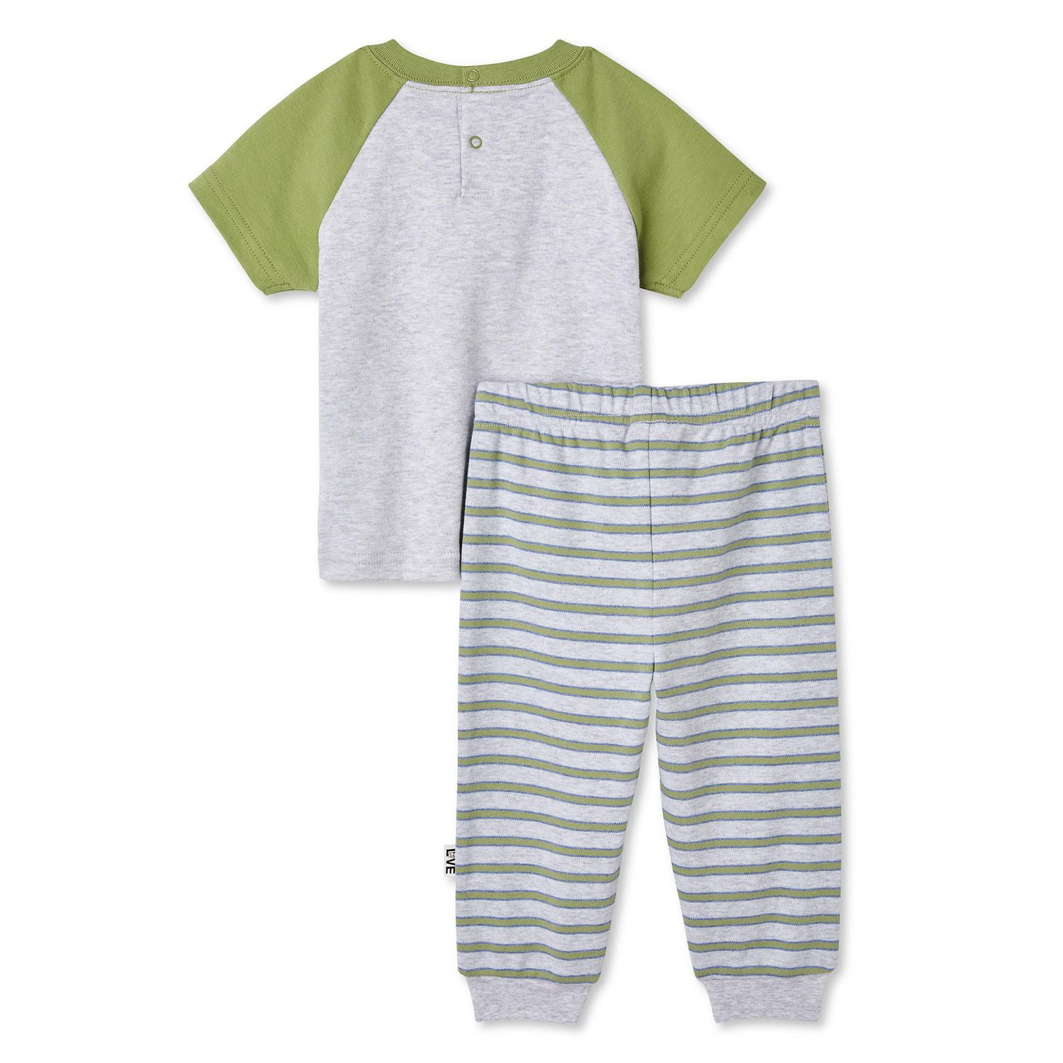 LOVE Ellen DeGeneres Baby Boys' Organic Cotton Pant 2-Piece Set