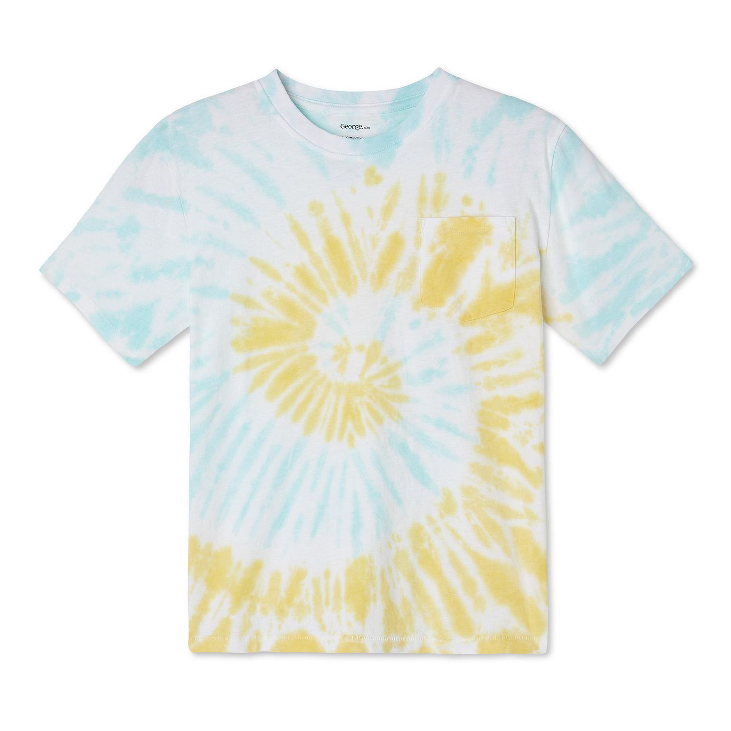 Boys' Short Sleeve Tie Dye Pocket Tee Walmart Canada