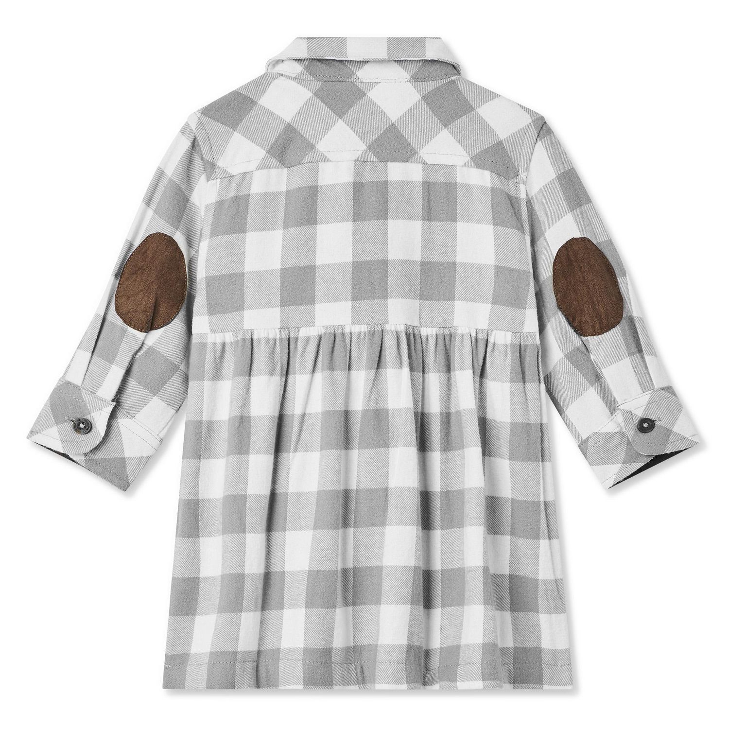 Baby Girls Matching Family Sleeveless Plaid Poplin Woven Babydoll Dress -  Apple Orchard