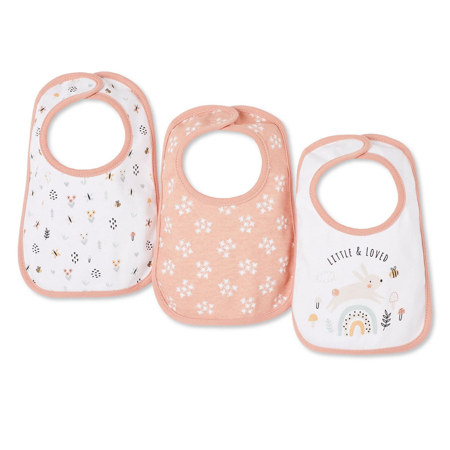 George Infants' Gender Inclusive Bib 3-Pack, One Size