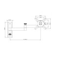 thumbnail image 2 of Techly 2-Arm Tilt/Swivel TV Wall Mount- 13-30", 2 of 4