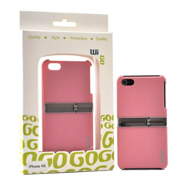Étui pour iPhone 4G de Wigo(KICK)– Rose (3432)