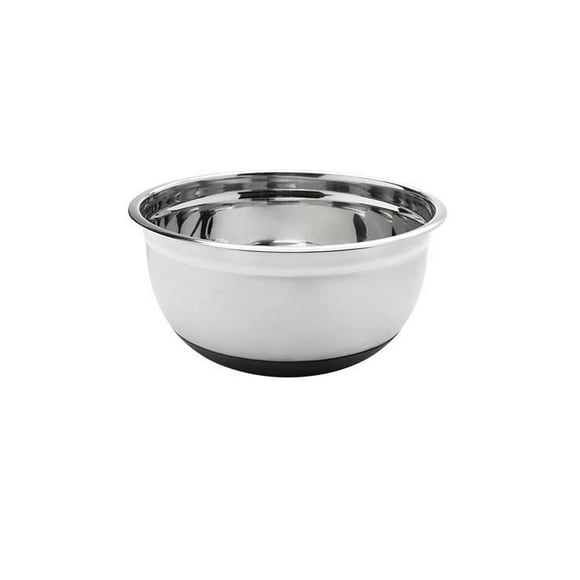 Mainstays Stainless steel Mixing bowl with Non Skid Bottom, 3Qt, 3QT, Non Skid bowl