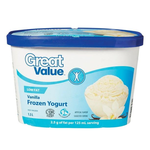 Great Value Vanilla Frozen Yogurt Walmart.ca
