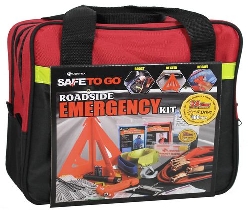 Deluxe Roadside Emergency Kit 