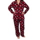 Ensemble de pyjama en flanelle, à manches longues de Disney Mickey Mouse pour femmes – image 1 sur 4