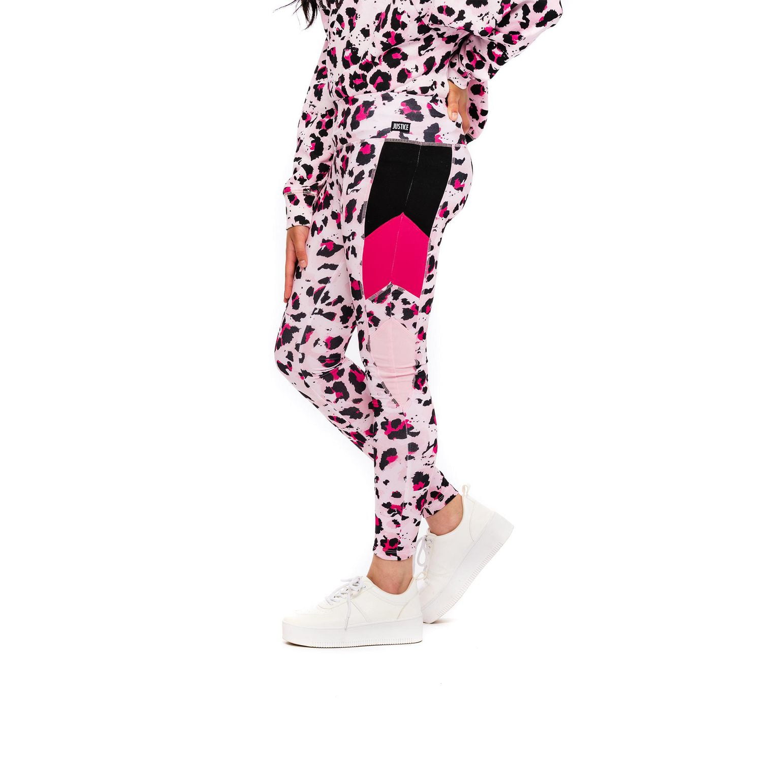 Legging à imprimé Justice pour filles