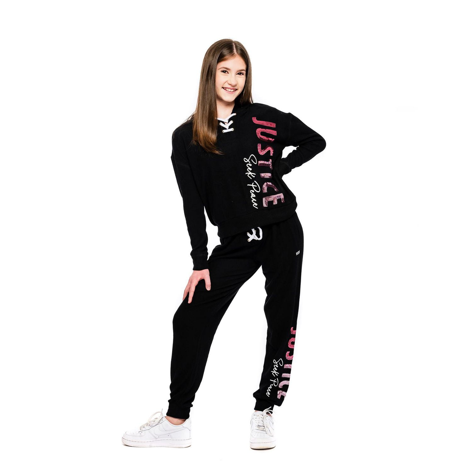 Girls Justice Radiating Joy Joggers