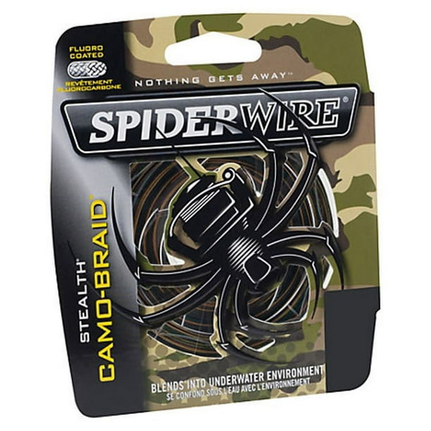 Spiderwire Stealth Braid Fishing Line, 15 lb, super strong with