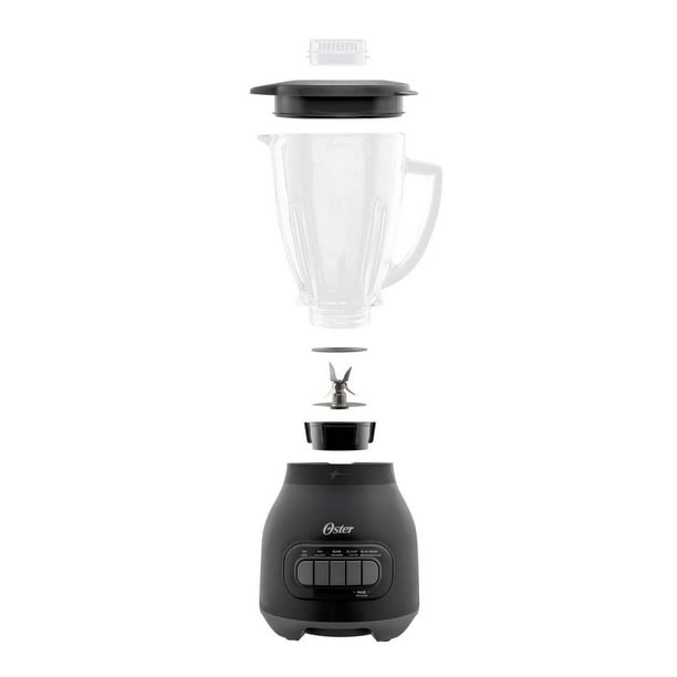 Oster® Easy-to-Clean Smoothie Blender with Dishwasher-Safe Glass Jar, Black