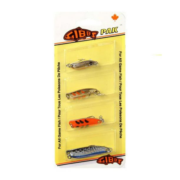 Gibbs Croc Kit Assortiment Cuillères de pêche à la traîne/lancer